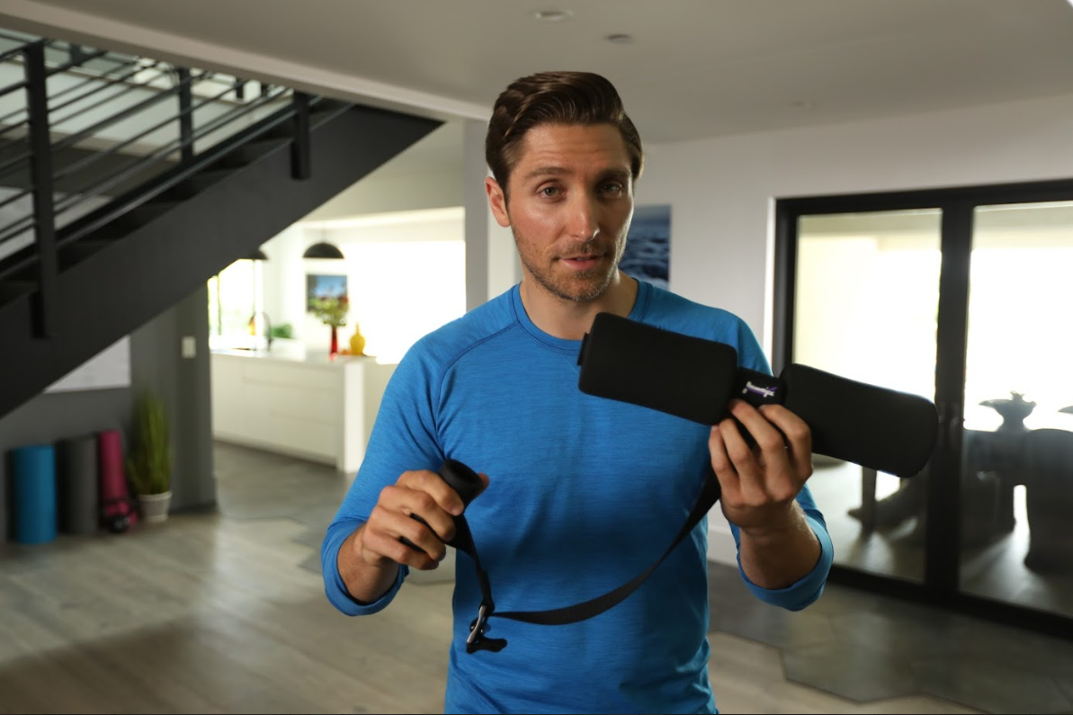 Performing Nordic Curls at home is easier with the Nordstick