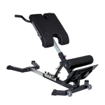Black adjustable nordic bench