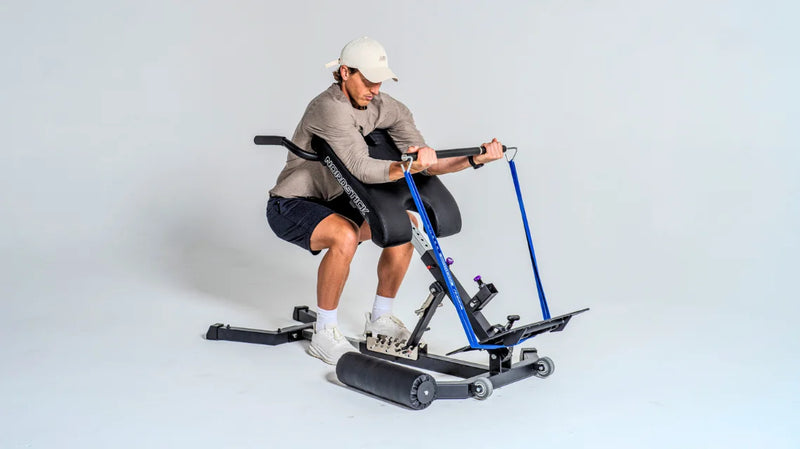 Band System Pro Banded Preacher Curl with the NordBench Pro