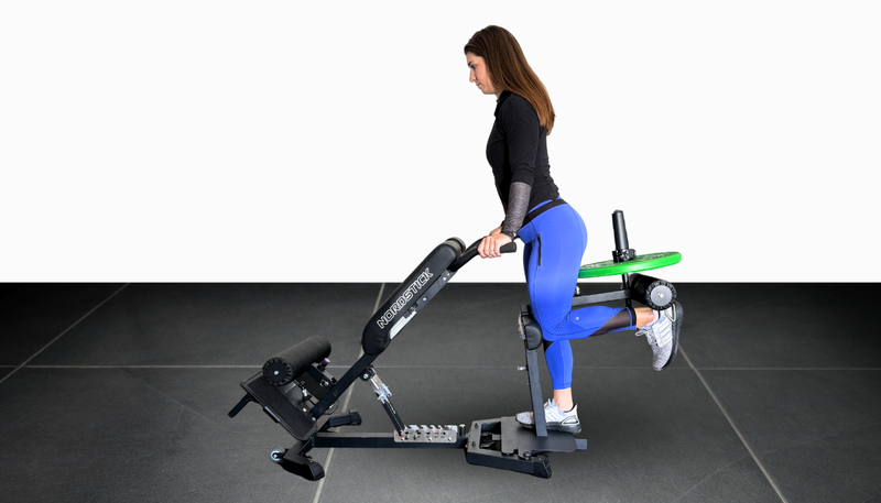 Landscape Standing Hamstring Curl with the NordBench Pro