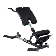 Black adjustable nordic bench 