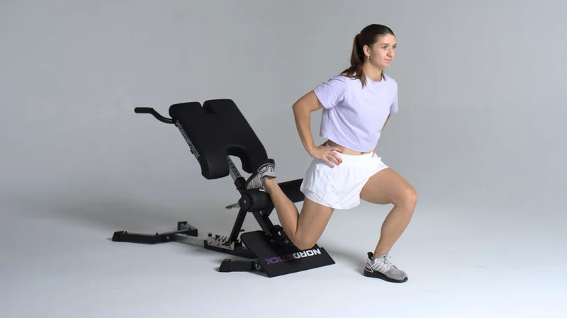 Split Squat with the NordBench Pro